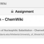 showing ChemWiki link