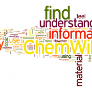 Word cloud of student responses to open-ended question about how easy or difficulty the ChemWiki is to use.
